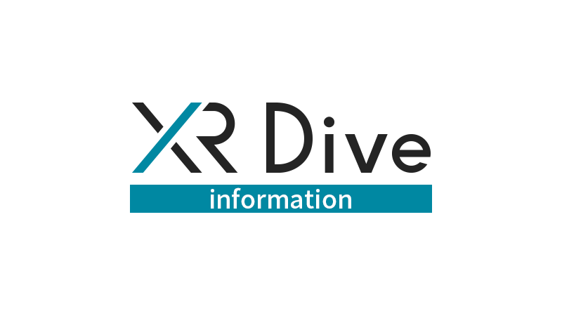 XR Diveサイトオープンのお知らせ用画像